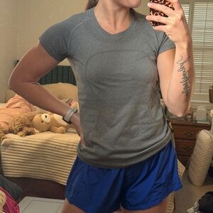 Lululemon Grey Swiftly Short Sleeve